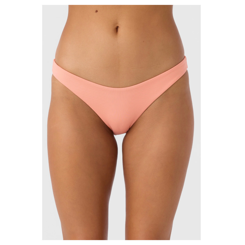 NWT O'Neill Saltwater Solids Rockley Bikini Bottom XS Pink Classic Surf Beach